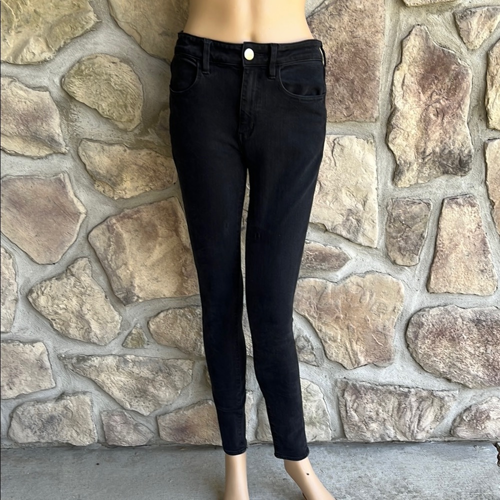 AMERICAN EAGLE | Black 360° Super Stretch Hi-Rise Jeggings